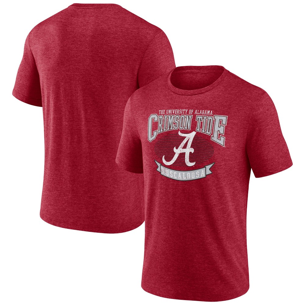 NCAA Alabama Crimson Tide Mens Tri-Blend T-hirt