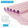 Unique Bargains Waterproof DIY Crafts Packaging Gift Wrap with Ribbon 1 Set - 3 of 4
