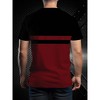 TIME HOLLOW Crew Neck Short Sleeve T-Shirt - Trendy Summer Fashion - 3 of 3