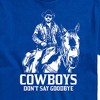 Men's - Yellowstone - RIP Cowboys Don't Say Goodbye Short Sleeve Graphic T-Shirt - 2 of 4
