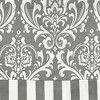 Ozbourne Style Banded 3" Rod Pocket Valance 50" x 16" Gray by RLF Home - 4 of 4