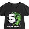 Girls' - Marvel - Hulk Incredible Birthday 5 Fitted Short Sleeve Graphic T-Shirt - 2 of 4