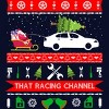 Junior's Design By Humans Christmas Car ugly sweatshirts By kikotee T-Shirt - 2 of 3