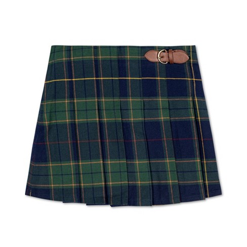 Hope Henry Girls Organic Pleated Skirt With Buckle Detail Kids Target