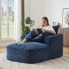 Single Full-compressed Sofa, Ultra Soft Coarse Grain Corduroy Recliner, Sleeper Couch with Seat Cushion with Spring Wrap, No Assembly - 4 of 4