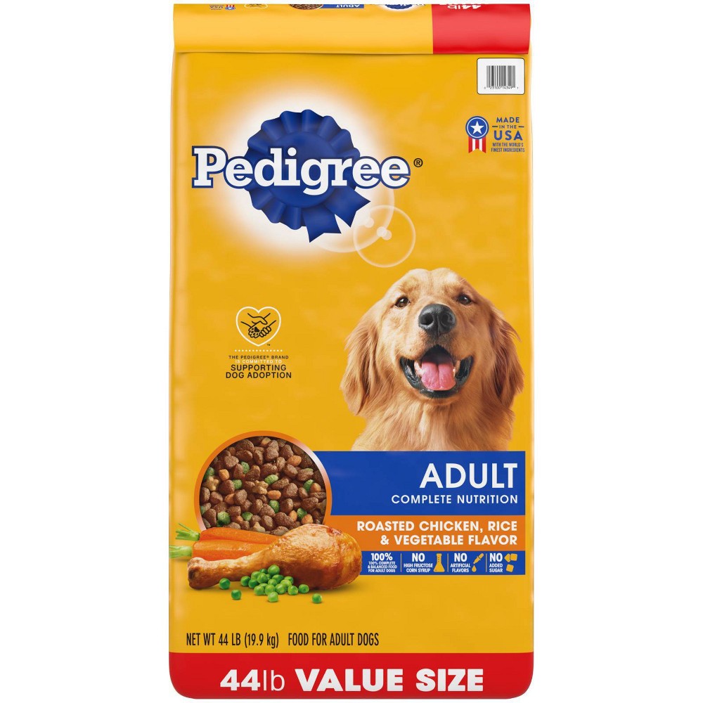 Photos - Dog Food Pedigree Roasted Chicken, Rice & Vegetable Flavor Adult Complete Nutrition 