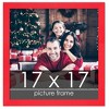 PosterPalooza | Square Classic Modern Red Picture Frame - UV Acrylic, Foam Board Backing, Hanging Hardware - 2 of 4