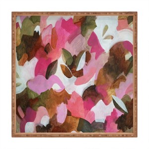 Laura Fedorowicz The Color of my Soul Square Bamboo Tray - Deny Designs - 1 of 2