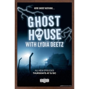 Trends International Beetlejuice Beetlejuice - Ghost House One Sheet Framed Wall Poster Prints - 1 of 4