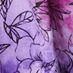 lavender tie dye floral