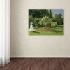 Trademark Fine Art -Claude Monet 'Jeanne Marie Lecadre in the Garden' Canvas Art - 3 of 3