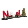 Northlight 14" Red Noel Winter Scene with Snowflake Christmas Sign - image 3 of 3