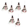 Frosted Glass Snowman Ornament (Set of 6) - 2 of 4