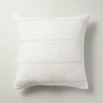 The Soft White Pintuck Extra Long Lumbar Throw Pillow-14 x 36