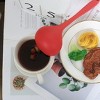 Unique Bargains Silicone Heat Resistant Cooking Tools Water Spoons 11.2" x 3.3" x 1.6" Red 1 Pc - 3 of 4