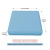 Covers&All Square Cushion Slipcover for Patio Couch Sofa Seats Cover only, Pack of 2 - 4 of 4