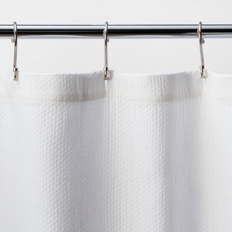 Diamond Matelesse Shower Curtain White - Threshold&#8482;, 4 of 6