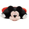 Small Disney Mickey Mouse Kids' Plush - Pillow Pets: Novelty Throw Pillow, Polyester, Black & Red, 16"x9", Indoor Use - 2 of 3
