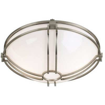 Bradbury 15" Wide Brushed Nickel Bowl Ceiling Light