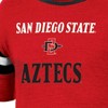 NCAA San Diego State Aztecs Girls' Short Sleeve Striped Shirt - 3 of 3