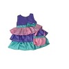 Doll Clothes Superstore Handmade Tri Color Ruffle Dress For Our Generation American Girl and My Life Dolls - 4 of 4