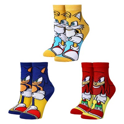 Sonic The Hedgehog 360 Casual Character Crew Socks For Men : Target