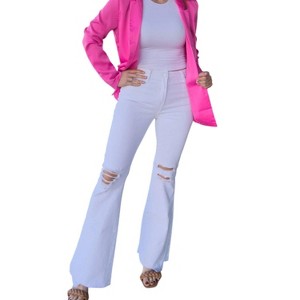 Women's Lainey High Rise Flare Jeans - RISEN - 1 of 4
