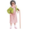 HalloweenCostumes.com Girl's Toddler Grammy Gertie Costume - 3 of 3