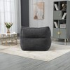 CAVINAS Bean Bag Chair for Adults and Kids, Durable Comfort Lounger High Back Bean Bag Chair Couch with Footstool, Indoor & Outdoor - 4 of 4