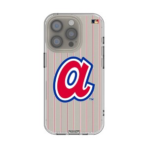 MLB Cooperstown East Teams Pinstripe Clear Cell Phone Case for Apple iPhone - 1 of 4