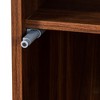 NicBex Corner Bookshelf 5 Tier Rounded Shelf Fronts Compact Bookcase for Small Spaces Living Room Bedroom Storage - 3 of 4