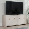 Sauder Grand Coast TV Credenza for TVs up to 65" Dove Linen - 4 of 4