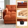 MOONMISS Sleeper Sofa Couch Bed,Oversized Chaise Lounge Chair Cozy Cloud Couch - 3 of 4
