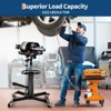 Hydraulic Transmission Jack, 1322 LB Capacity, High Lift Transmission Lift with Dual Plungers, 360° Rotation & 30° Tilting Saddle for Home Garage - 2 of 4