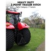 3 Point Trailer Hitch 2" Receiver, Hitch Drawbar Compatible for Category 1 Tractors - Fits Kubota, Yanmar, Kioti, Cat, NorTrac, BX & LM25h/WLM Models - 4 of 4