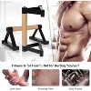 Wooden Parallettes Bars 500LB Capacity, Anti-Slip Push Up Handles for Calisthenics, Handstands - 4 of 4