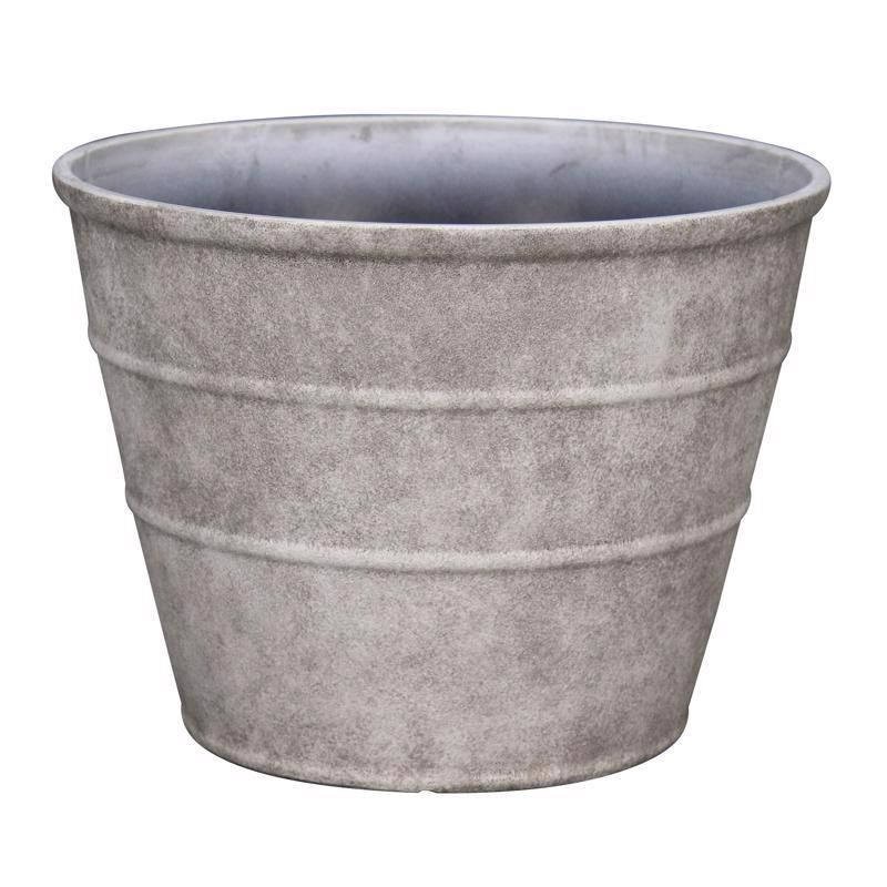L&G Solutions 12 in. H X 16 in. D Polyresin Hamilton Planter Stone, 1 of 2
