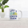 Crazy Dog T-Shirts Lifes Lemon Farm Mug Funny Sarcastic Graphic Novelty Coffee Cup-11oz - 2 of 4