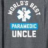 Men's - Instant Message - World's Best Paramedic Long Sleeve Graphic T-Shirt - 2 of 4