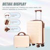 Mlmh & Kngwa 2 pcs Luggage with Cosmetic Case - 2 of 4