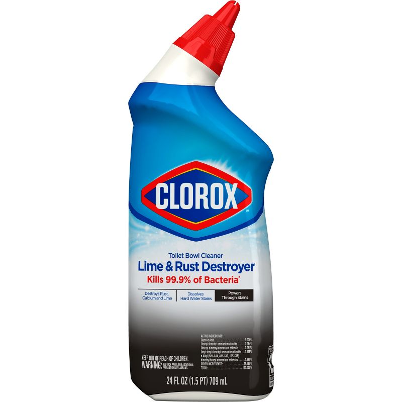 Clorox Tough Stain Toilet Bowl Cleaner - 24 fl oz, 2 of 12