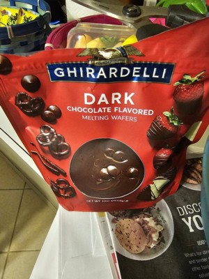 GHIRARDELLI Dark Chocolate Flavored Melting Wafers, 10 Oz Bag, Baking  Chips, Nuts & Bars