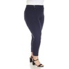Plus Size Super Soft Elastic Waistband Scuba Pants - 2 of 4