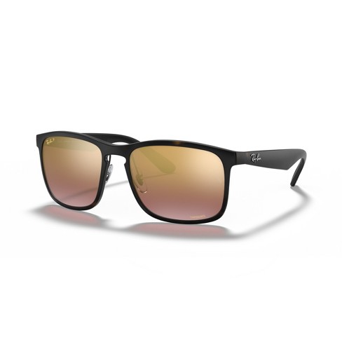 Men's Rectangle Square Metal Sunglasses - Goodfellow & Co™ Gold : Target