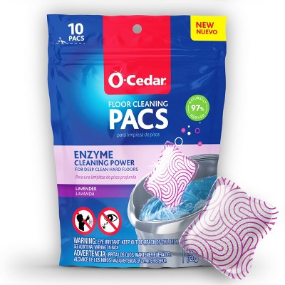 O-Cedar Lavender PACS Hard Floor Cleaner - 10ct