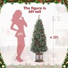 4.5ft Artificial Christmas Tree - 2 of 4