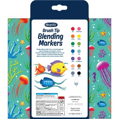 Crayola 14ct Brush Tip Blending Markers