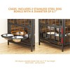 LOVMOR Dog Crate Furniture-Style Cages for Small Dogs Indoor Heavy Duty Super Sturdy Dog Kennels with 2 Stainless Steel Bowls - 3 of 4