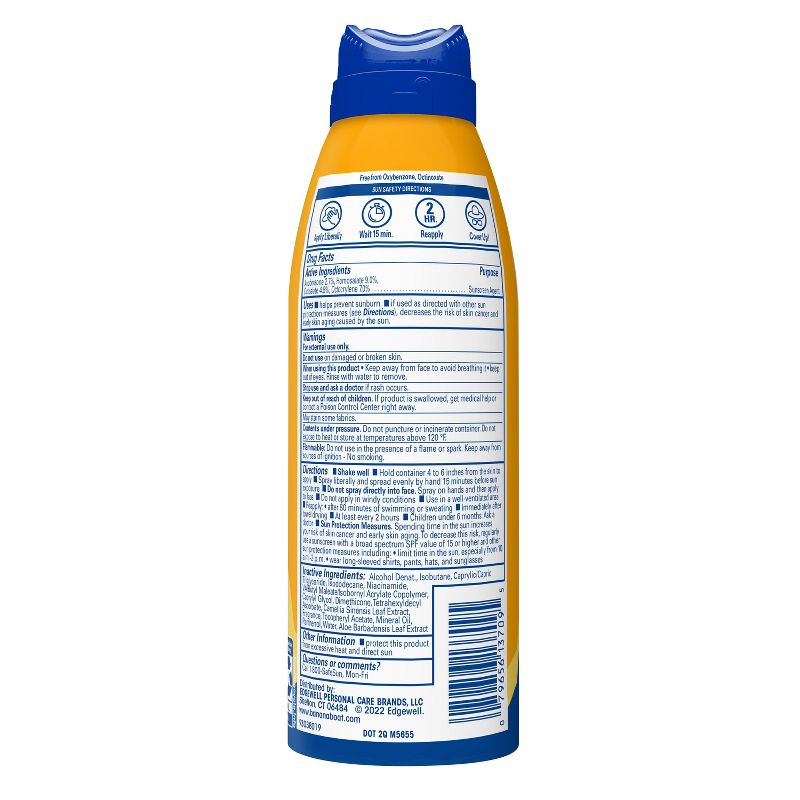 Banana Boat Protect Plus Vitamins Sunscreen Spray - SPF 50 - 4.5 fl oz, 2 of 8