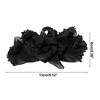 Unique Bargains Bow Pattern Hair Clip 5.12"x1.57"x2.36" Black 1 Pc - 2 of 4
